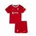 Liverpool Babykleding Thuisshirt Kinderen 2023-24 Korte Mouwen (+ korte broeken)